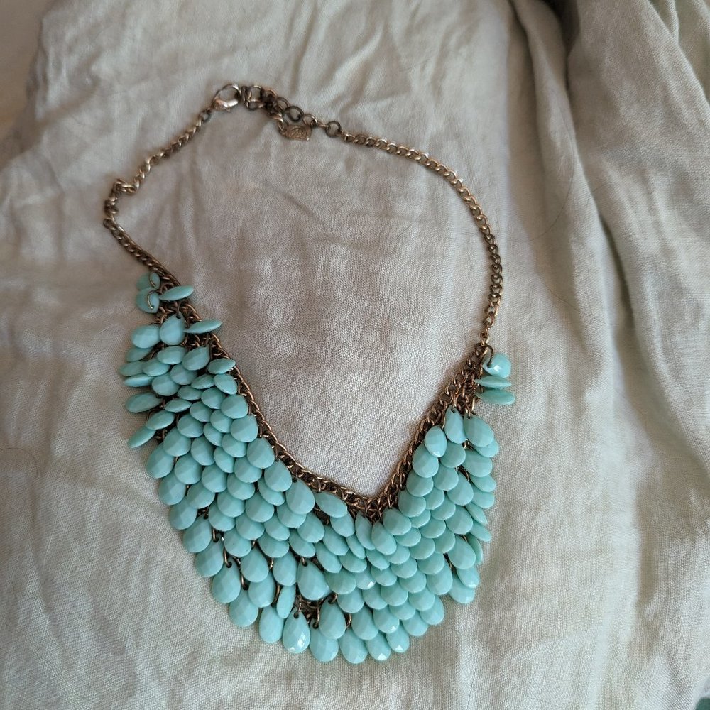 Mint Green Statement Necklace